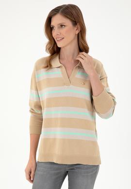 Kadın Kum Polo Yaka Kazak - 50297089014