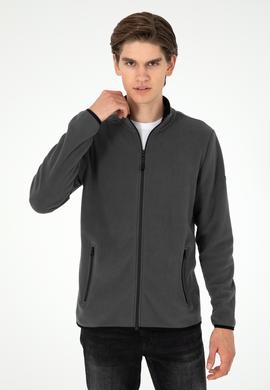 Erkek Antrasit Basic Polar Hırka - 50298066001