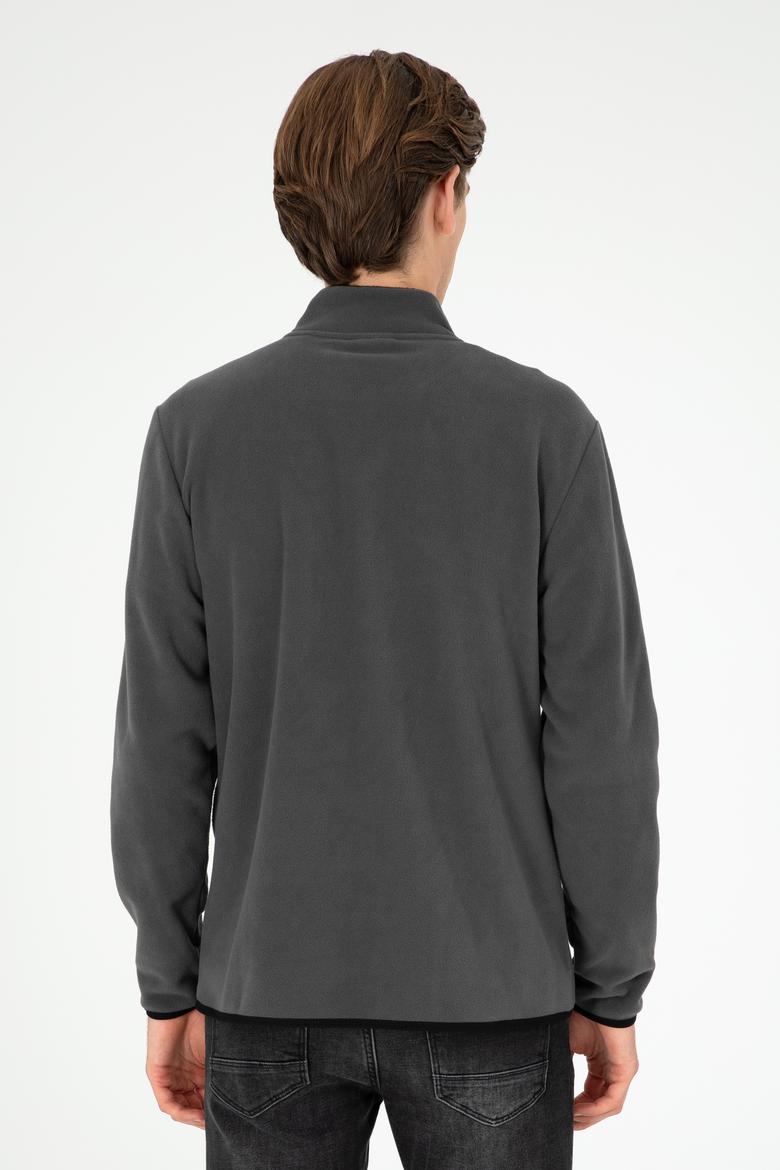 Erkek Antrasit Basic Polar Hırka - 50298066001