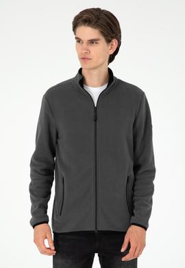 Erkek Antrasit Basic Polar Hırka - 50298066001