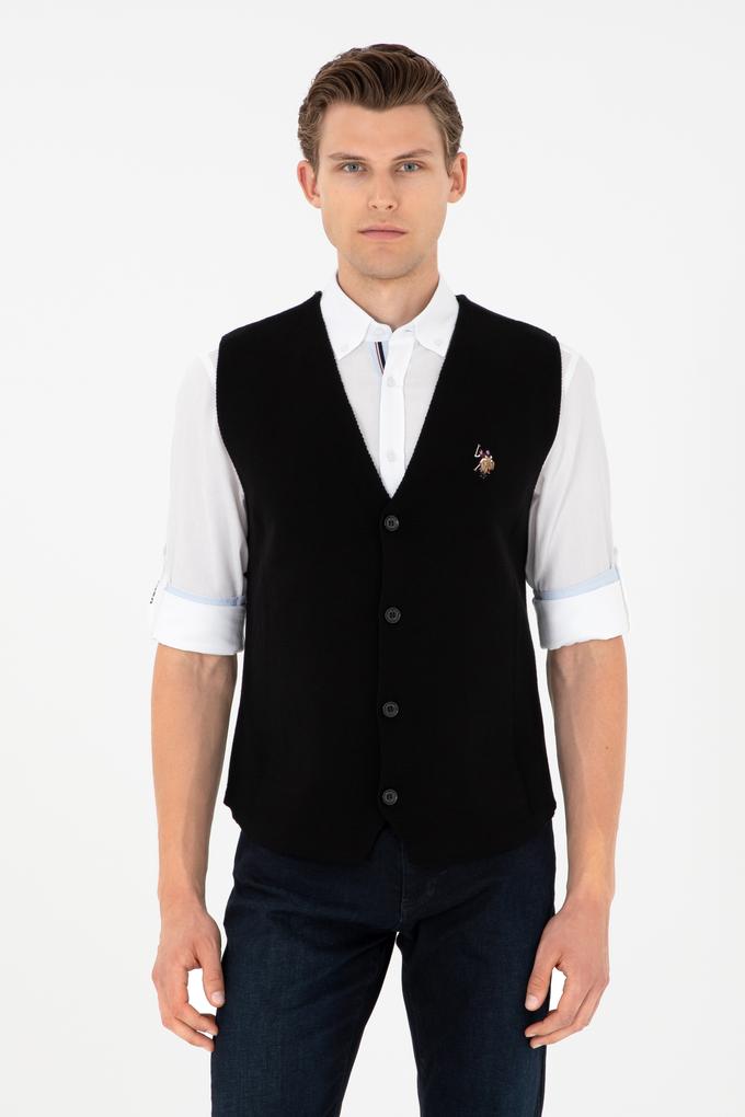 Erkek Siyah Triko Hırka