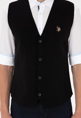 Erkek Siyah Triko Hırka - 50292677014