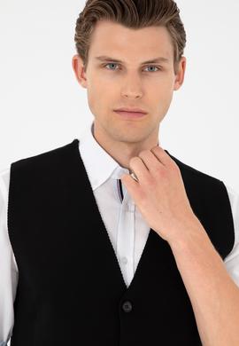 Erkek Siyah Triko Hırka - 50292677014