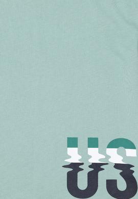 Erkek Çocuk Su Yeşili Bisiklet Yaka Tişört - 50295427111