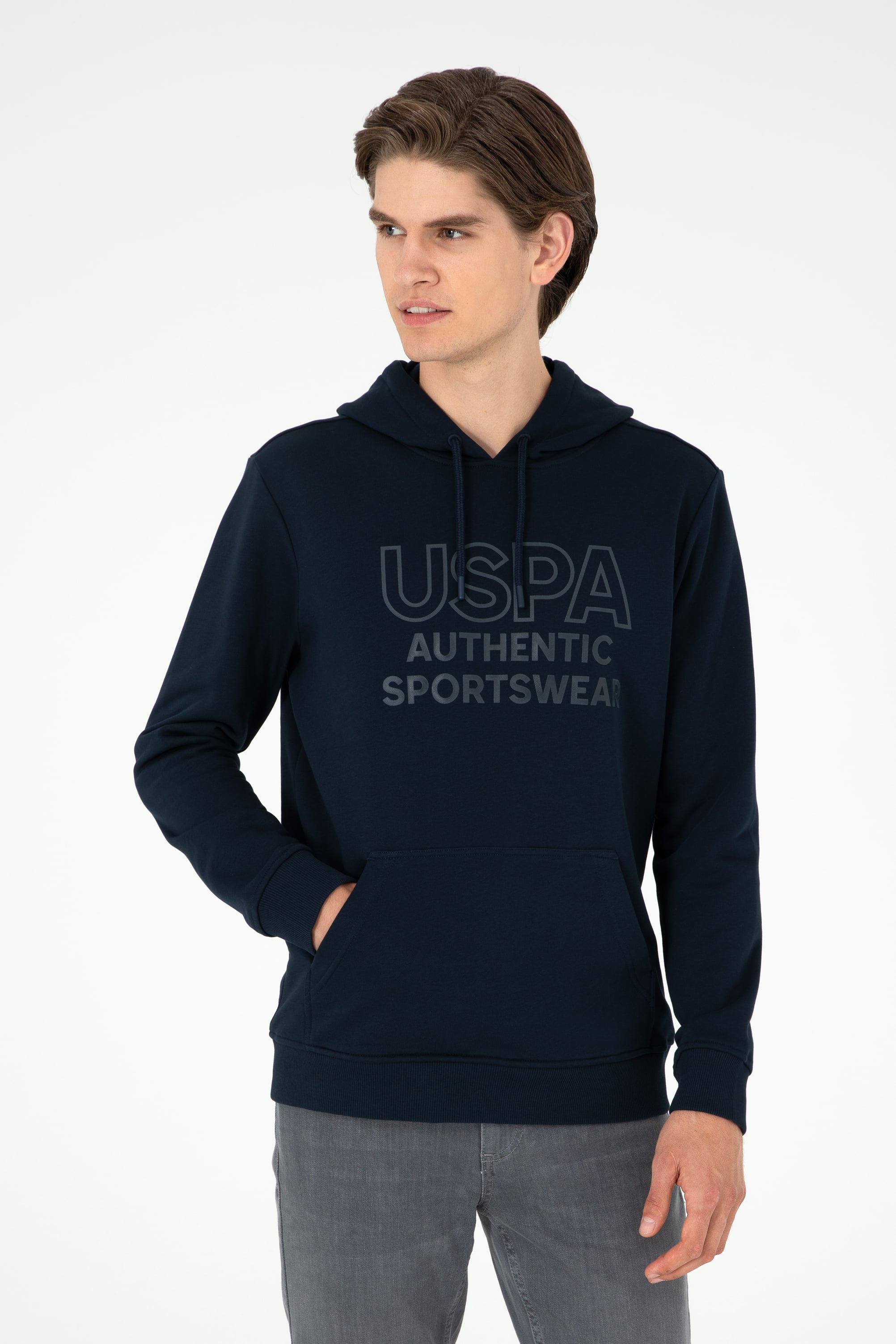 Erkek Lacivert Sweatshirt - Image 1