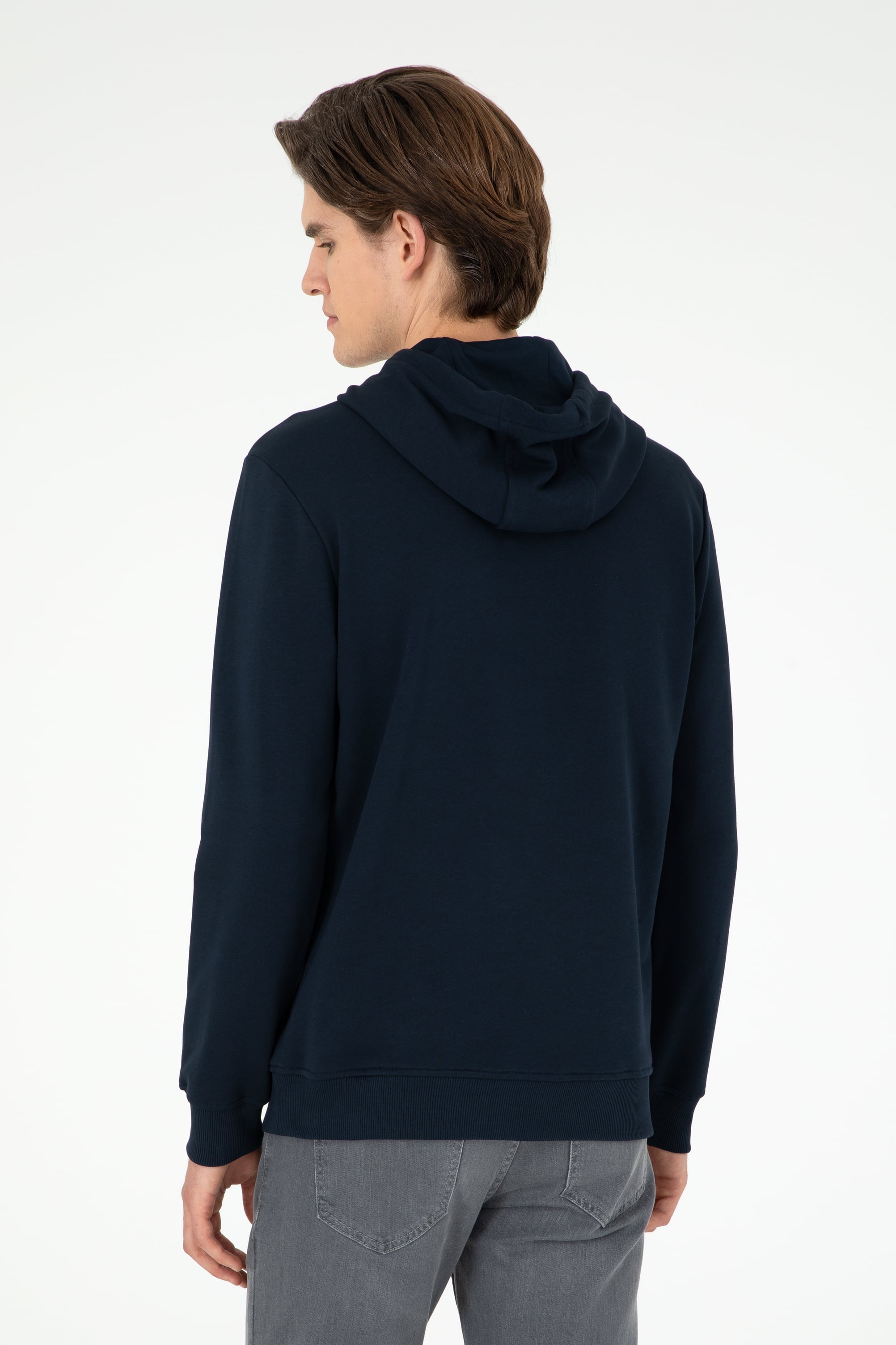Erkek Lacivert Sweatshirt