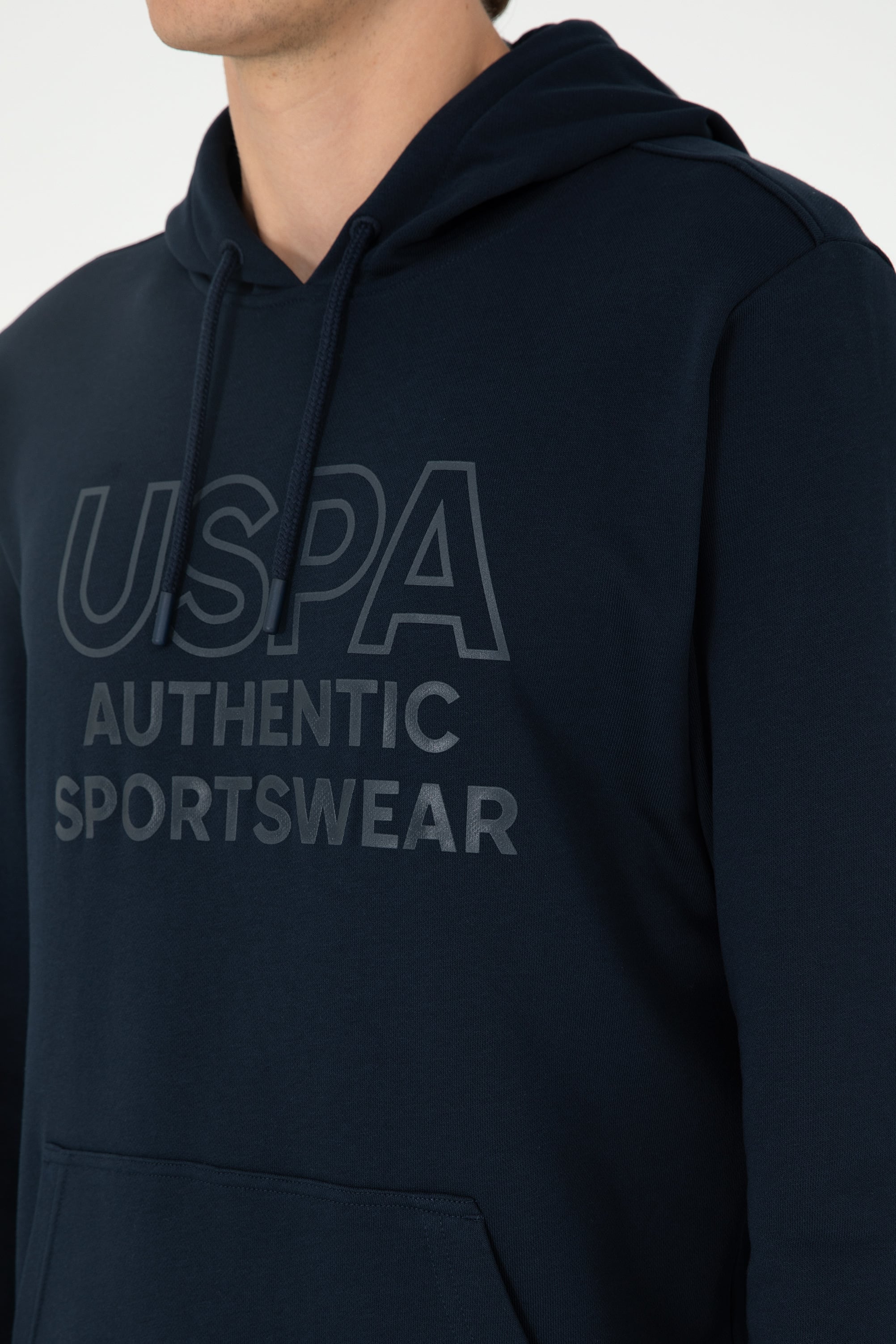 Erkek Lacivert Sweatshirt - Image 7
