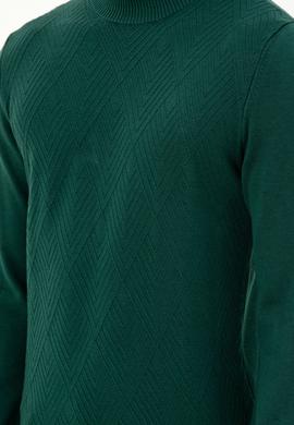 Erkek Slim Fit Balıkçı Yaka Taş Kazak - 50297038019