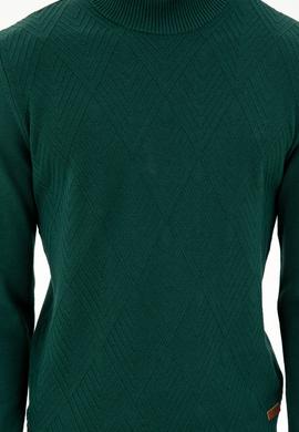 Erkek Slim Fit Balıkçı Yaka Taş Kazak - 50297038019