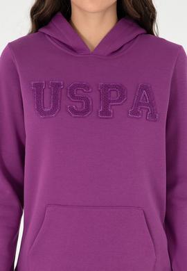 Kadın Menekşe Basic Kapüşonlu Sweatshirt - 50296931046