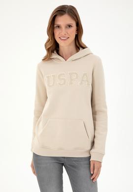 Kadın Taş Basic Kapüşonlu Sweatshirt - 50296931040