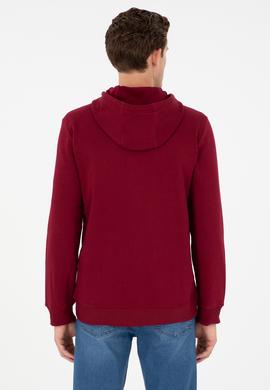 Erkek Bordo Örme Hırka - 50277970011