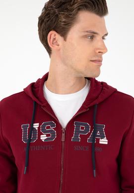 Erkek Bordo Örme Hırka - 50277970011