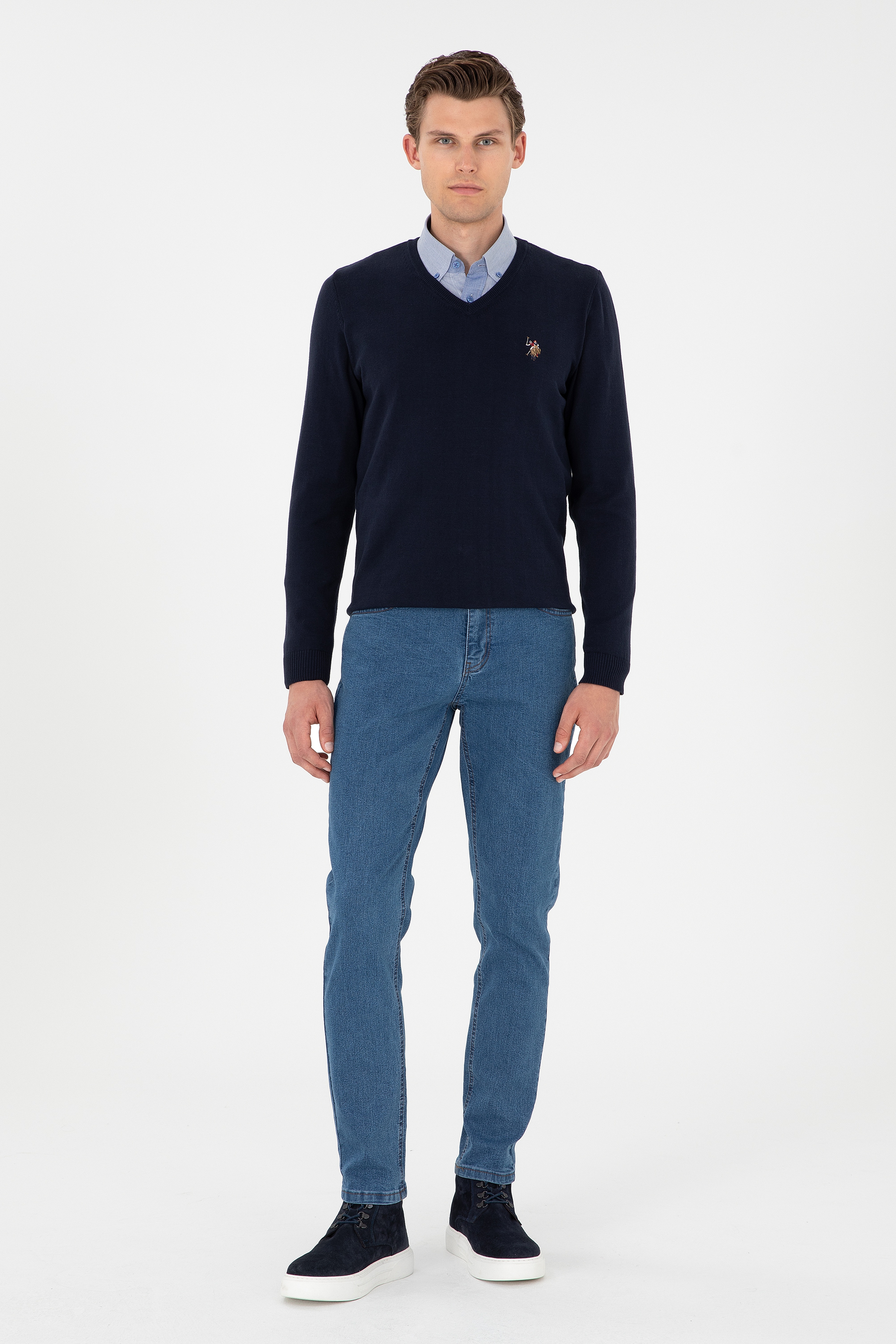 Erkek Mavi Jean Pantolon