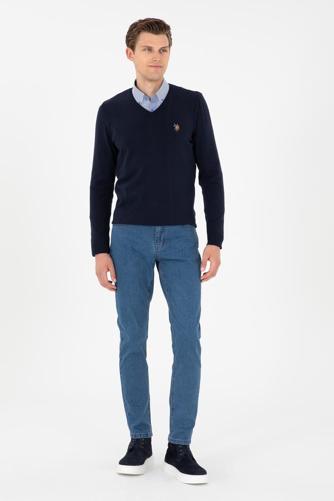 Erkek Mavi Jean Pantolon