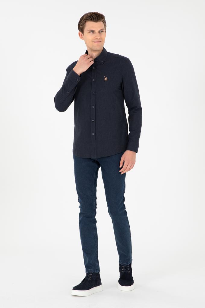 Erkek Koyu Mavi Jean Pantolon