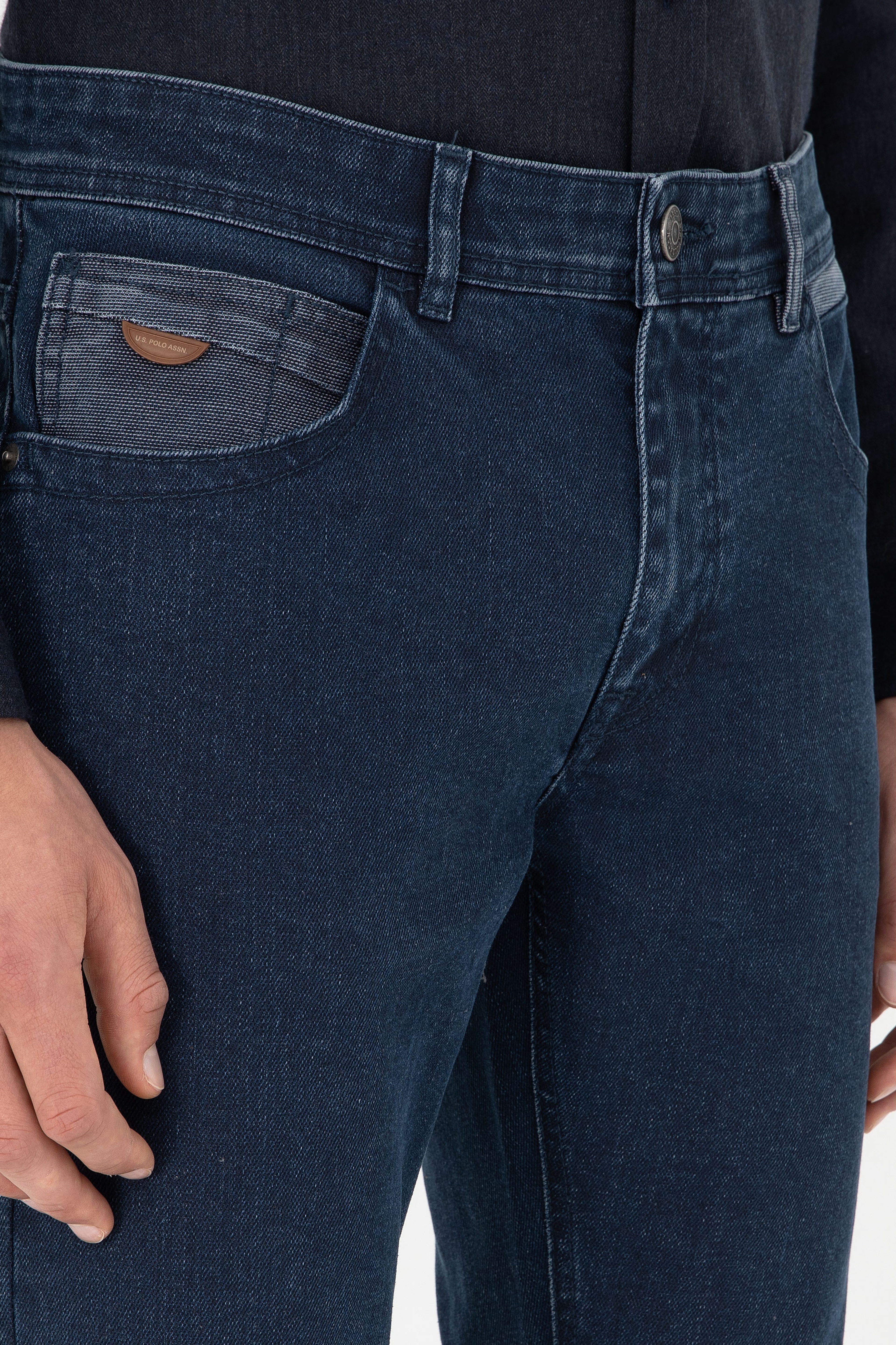 Erkek Koyu Mavi Jean Pantolon