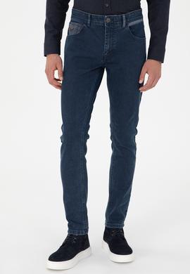 Erkek Koyu Mavi Jean Pantolon - 50289502037