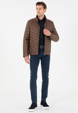 Erkek Kahverengi Mont - 50290792028