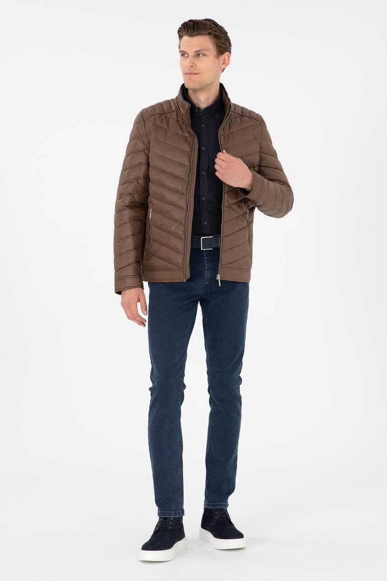 Erkek Kahverengi Mont - 50290792028