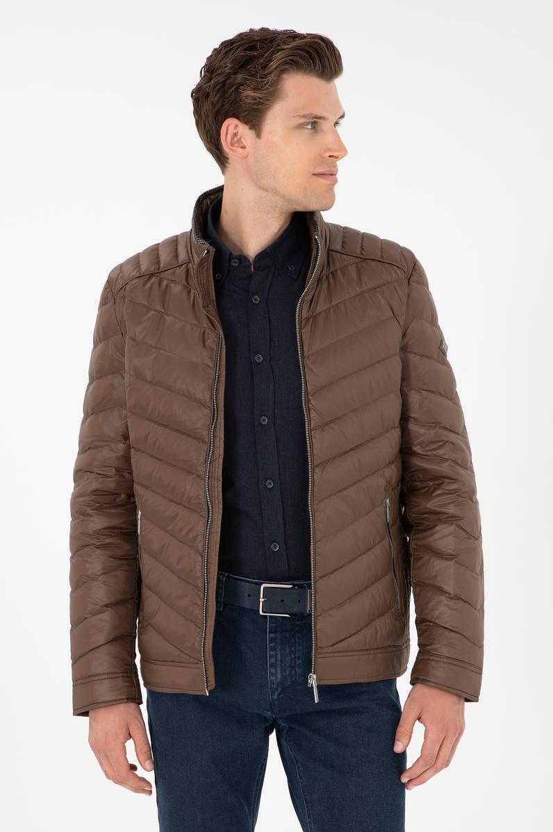 Erkek Kahverengi Mont