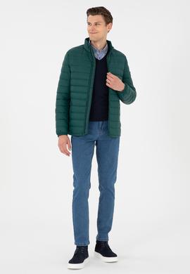 Erkek Koyu Yeşil Mont - 50291085028