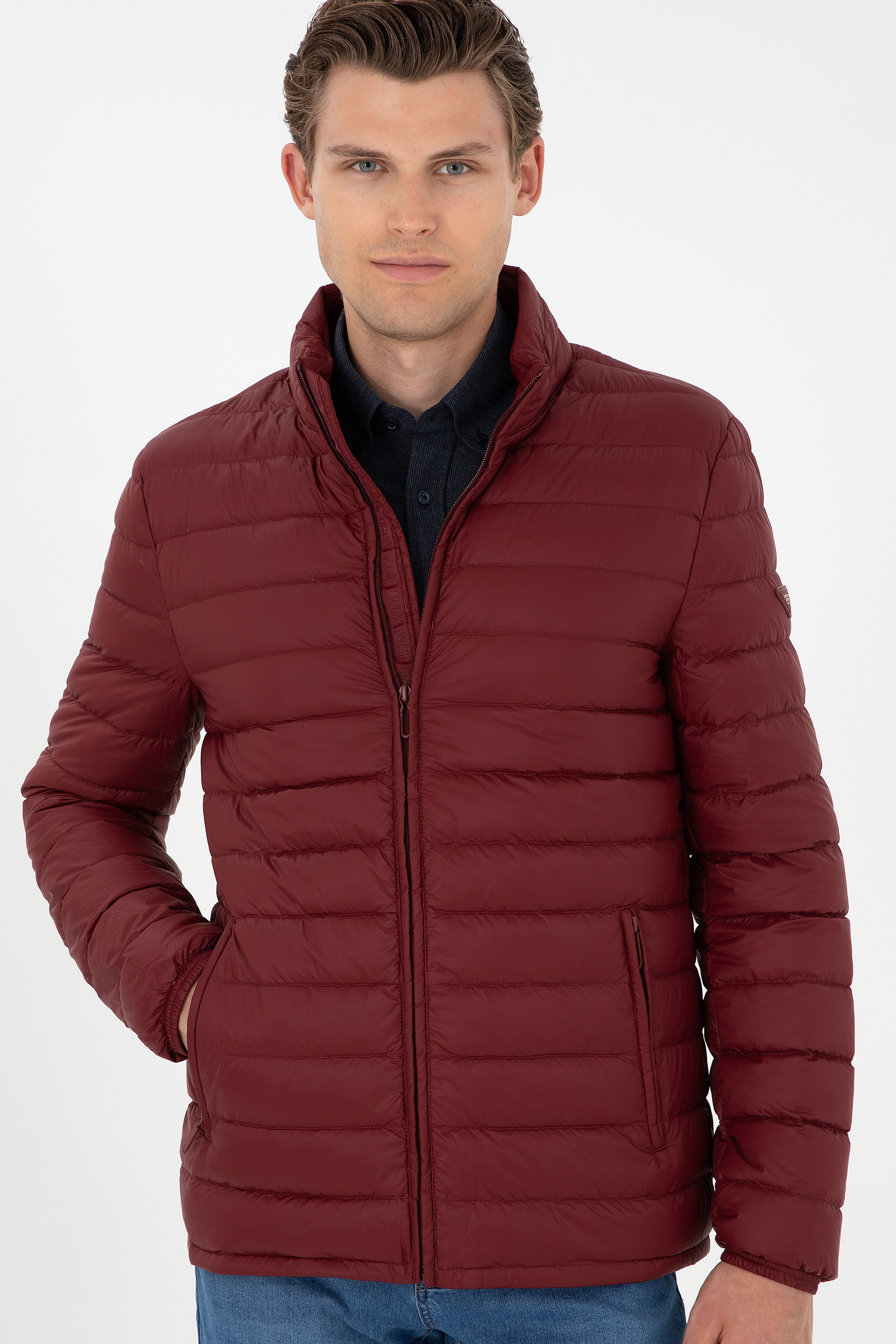 Erkek Bordo Mont - Image 3