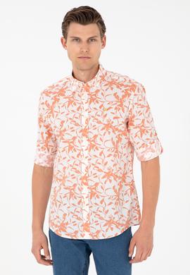 Erkek Ekru Uzun Kollu Gömlek - 50283356006