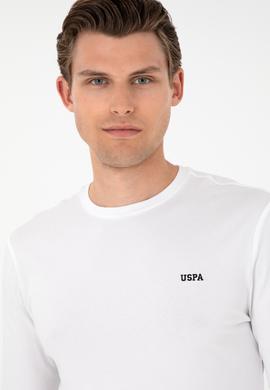 Erkek Beyaz Basic Sweatshirt - 50298246014