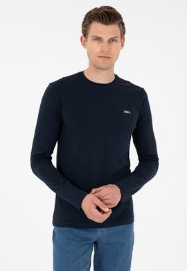 Erkek Lacivert Basic Sweatshirt - 50298246009