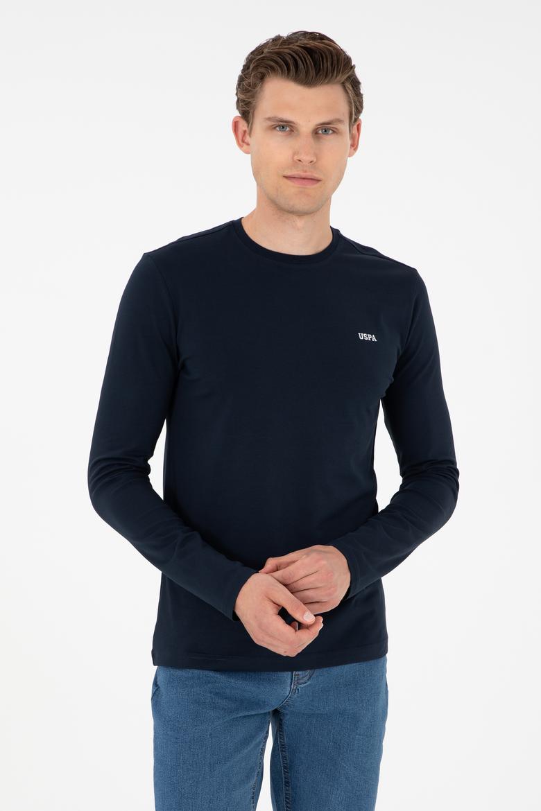Erkek Lacivert Basic Sweatshirt