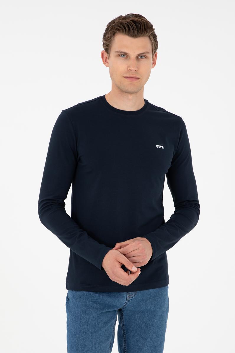 Erkek Lacivert Basic Sweatshirt