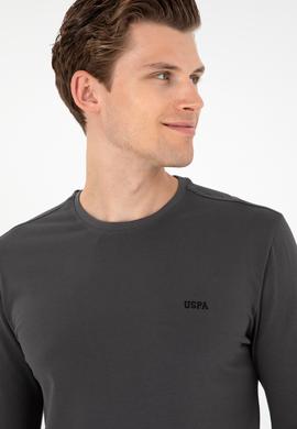 Erkek Antrasit Basic Sweatshirt - 50298246031