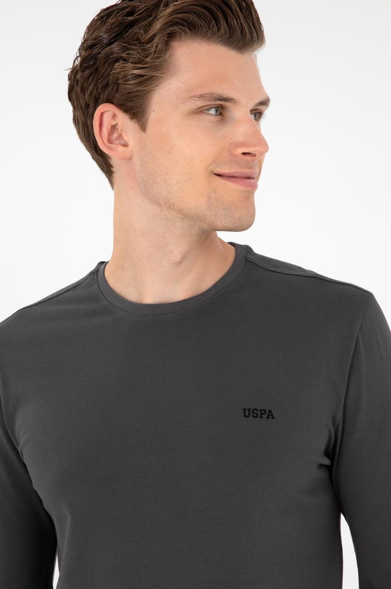 Erkek Antrasit Basic Sweatshirt