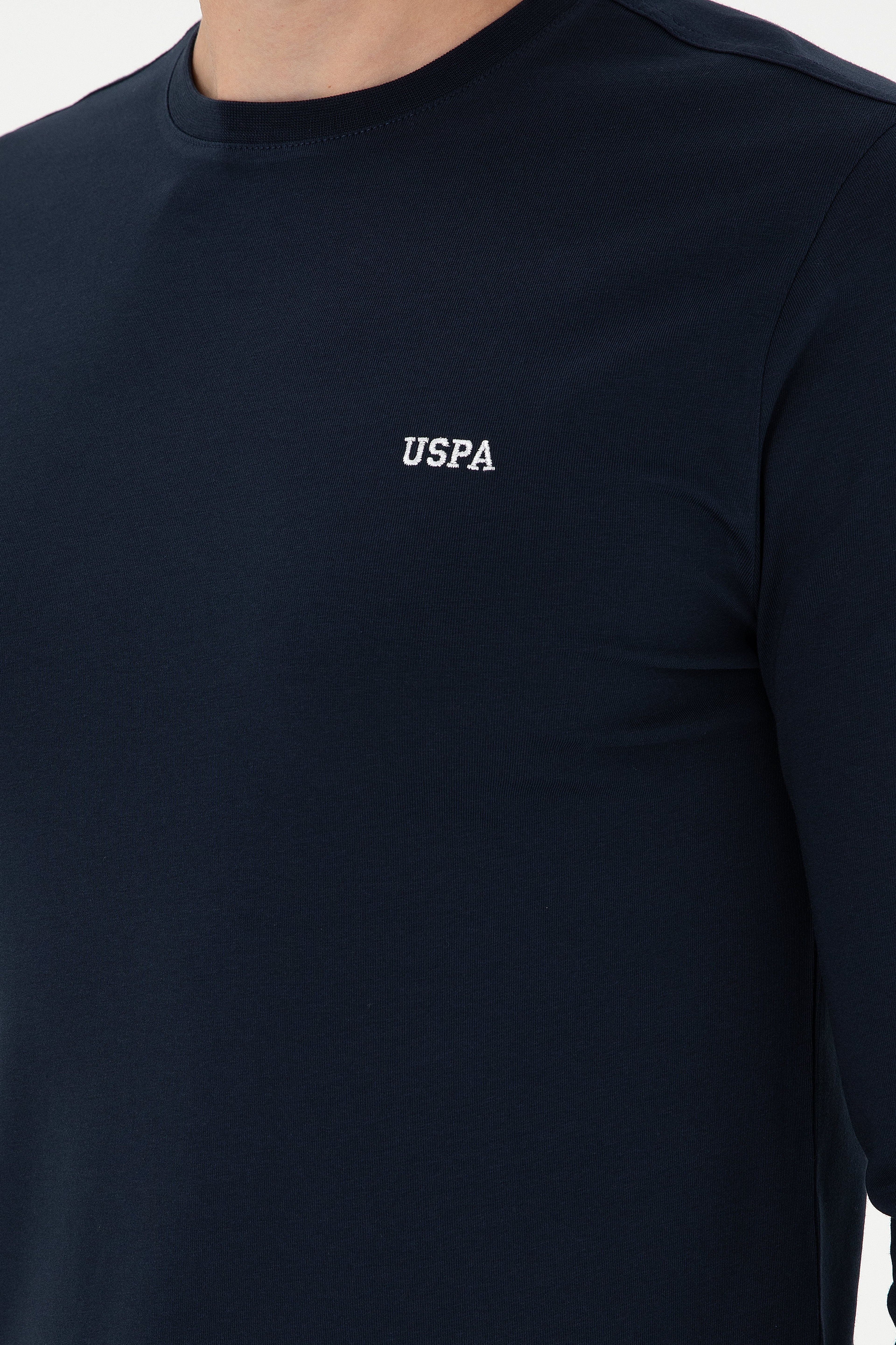 Erkek Lacivert Basic Sweatshirt