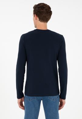 Erkek Lacivert Basic Sweatshirt - 50298246009