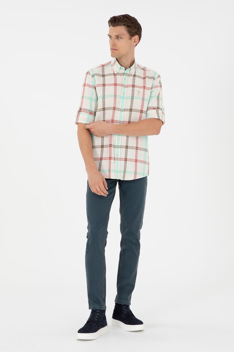 Erkek Taş Uzun Kollu Gömlek - 50290279017