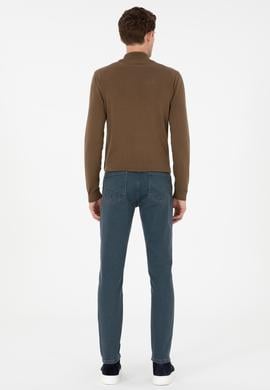 Erkek Gri Slim Fit Jean Pantolon - 50289462030