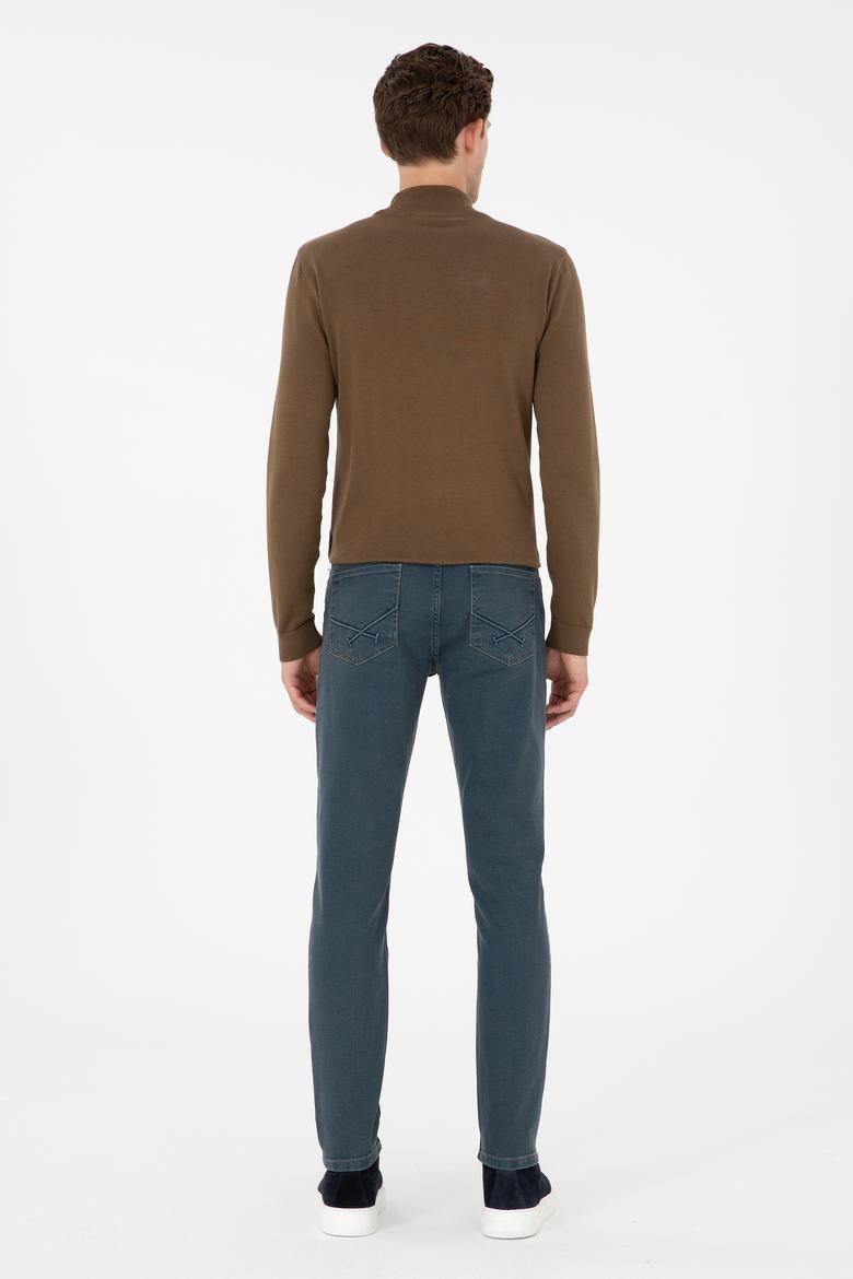 Erkek Gri Slim Fit Jean Pantolon - 50289462030