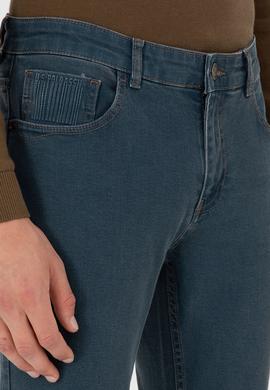 Erkek Gri Slim Fit Jean Pantolon - 50289462030