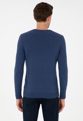 Erkek İndigo Kazak - 50292863008