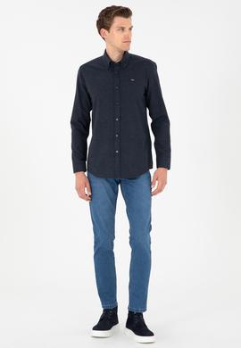 Erkek Mavi Slim Fit Jean Pantolon - 50296862016