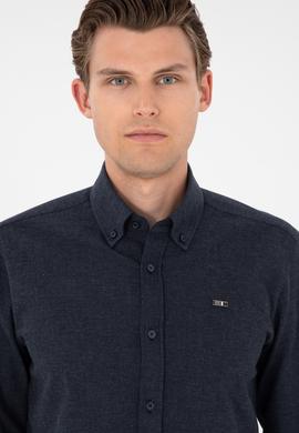 Erkek Lacivert Uzun Kollu Gömlek - 50292290032