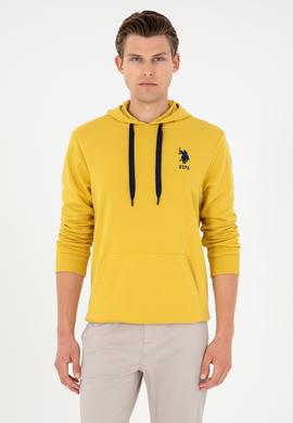 Erkek Sarı Basic Sweatshirt - 50289059197