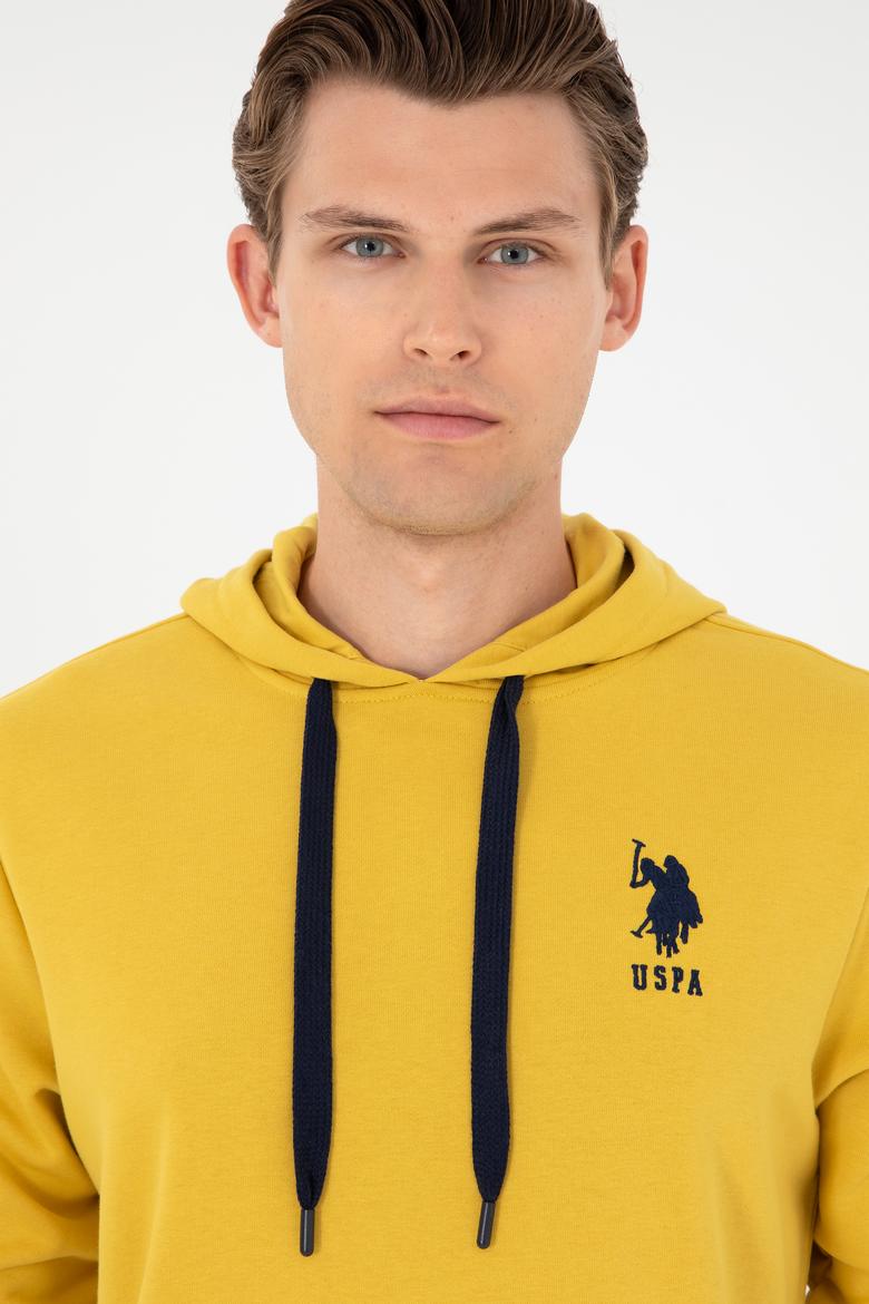 Erkek Sarı Basic Sweatshirt - 50289059197