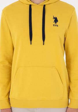 Erkek Sarı Basic Sweatshirt - 50289059197