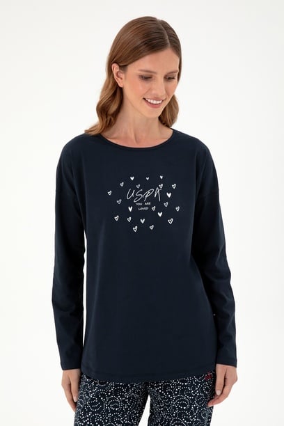 Kadın Lacivert Pijama Takımı