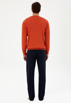 Erkek Turuncu Pijama Takımı - 50301717003