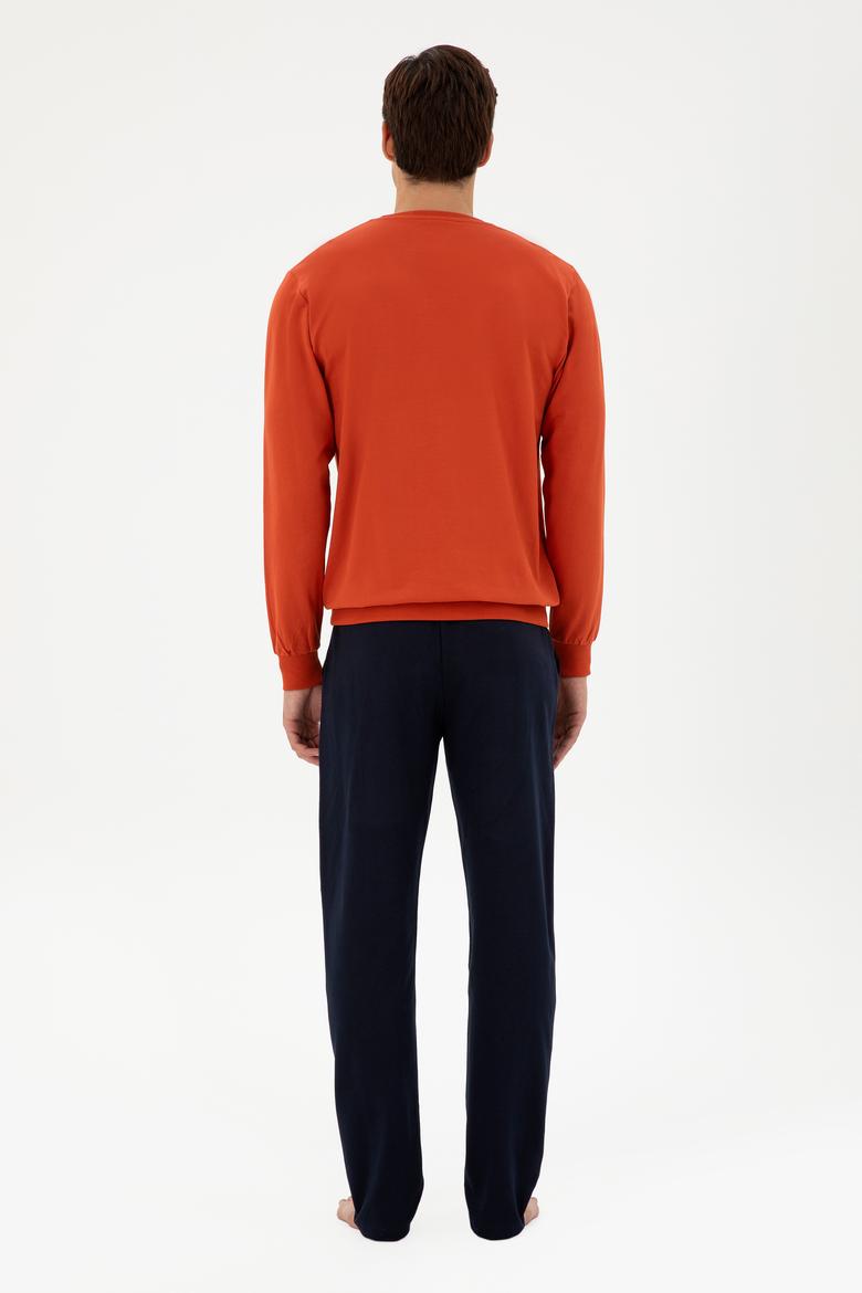 Erkek Turuncu Pijama Takımı - 50301717003