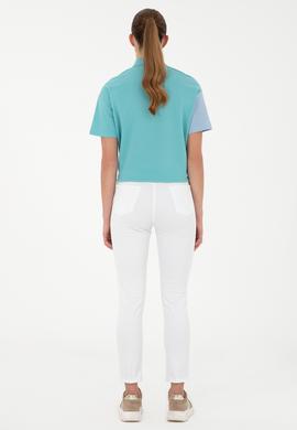 Kadın Beyaz Slim High Waist Fit Jean Pantolon - 50288512001